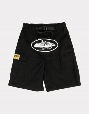 Black Corteiz Guerillaz 2023* Cargo Shorts | UAE000115