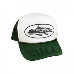 Green Corteiz Alcatraz Trucker Hat | UAE000278