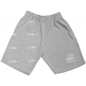 Grey Corteiz Division 21′ Shorts | UAE000119