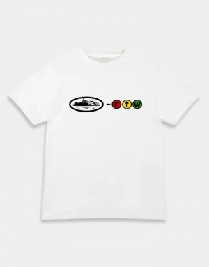 White Corteiz 182 T-Shirt | UAE000055