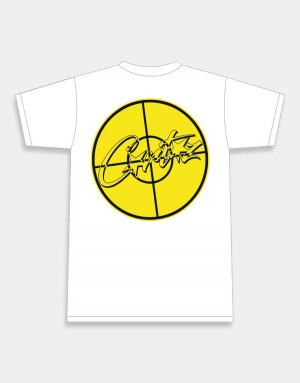 White Corteiz Crosshair T-Shirt | UAE000057