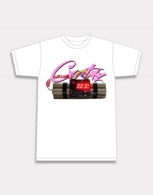 White Corteiz No Time 4 Luv T-Shirt | UAE000042
