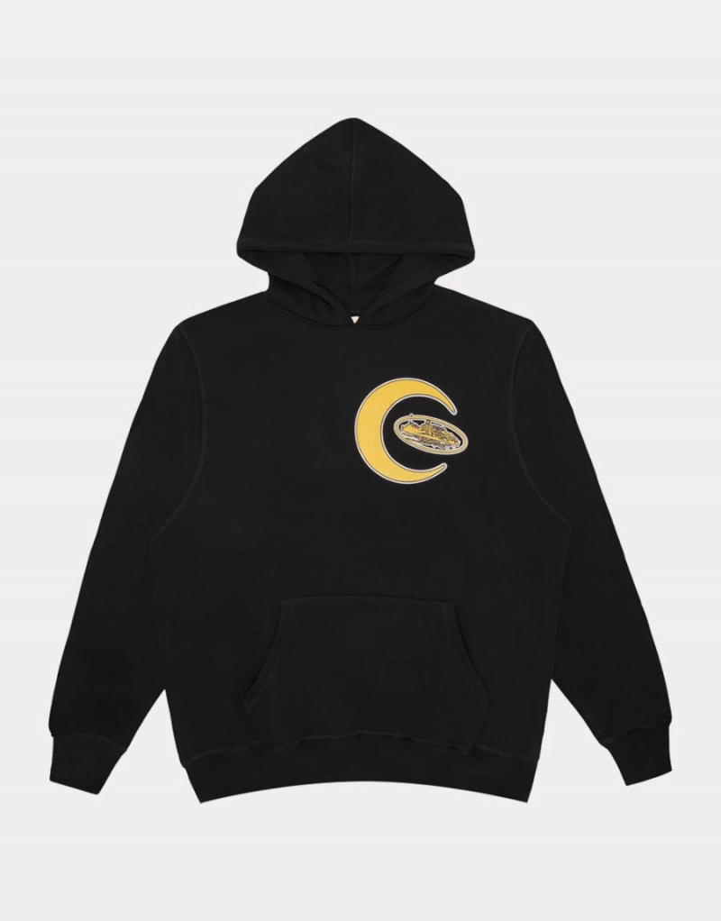 Black Corteiz Crescent Hoodie | UAE000198