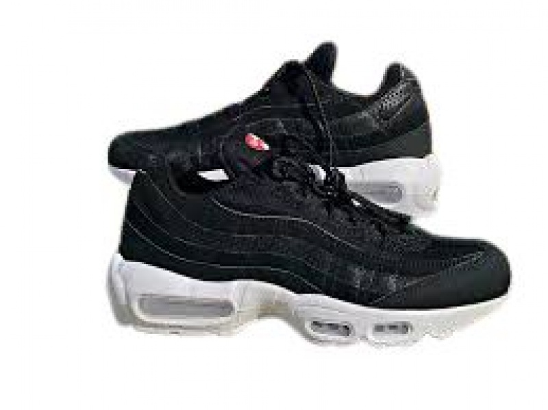 Black White Corteiz X Nike Air Max 95 Corteiz Shoes | UAE000246