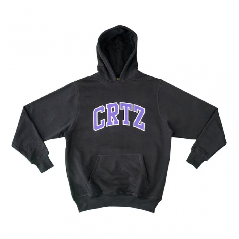 Black / Purple Corteiz Dropout Tracksuit | UAE000018