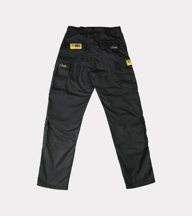 Black / Yellow Corteiz Yella Guerillaz Cargos | UAE000224