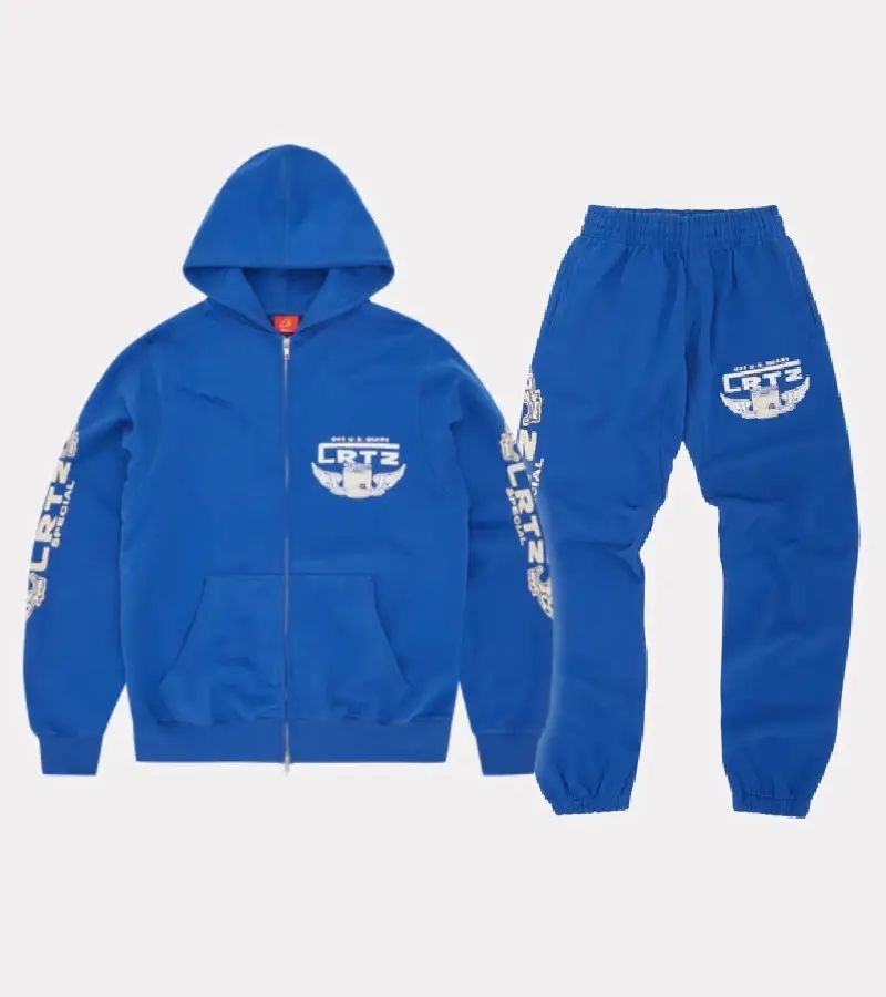 Blue Corteiz Gasolina Tracksuit | UAE000007