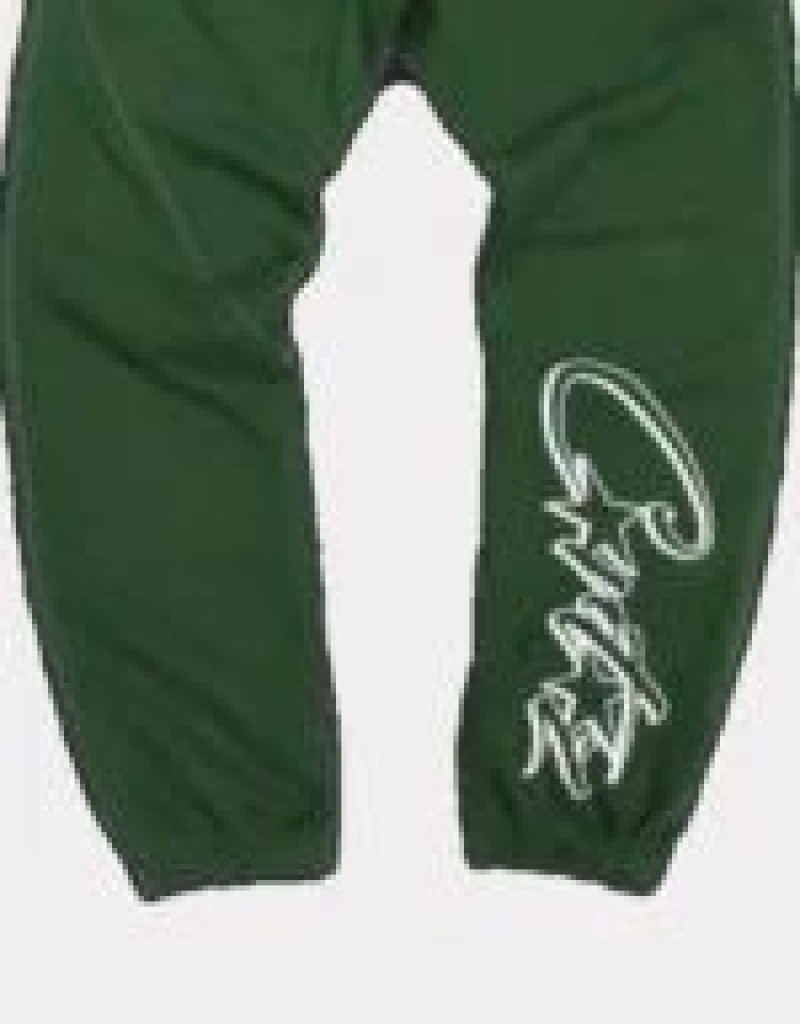 Green Corteiz Dropout Joggers | UAE000141