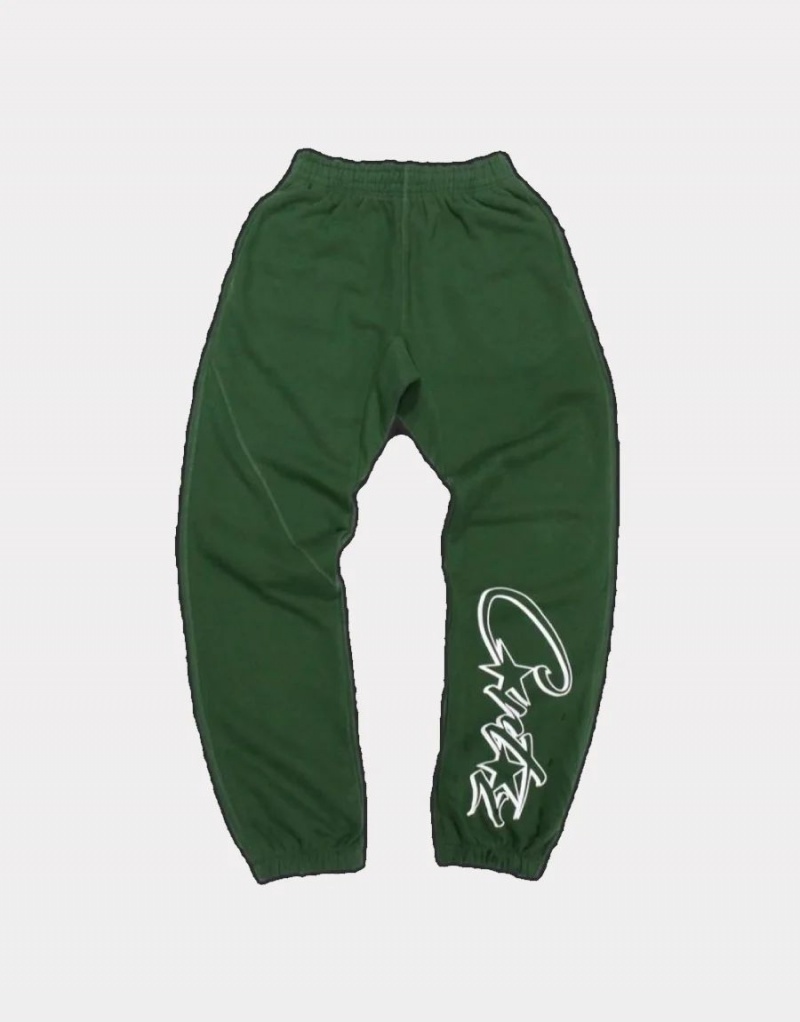 Green Corteiz Dropout Joggers | UAE000141