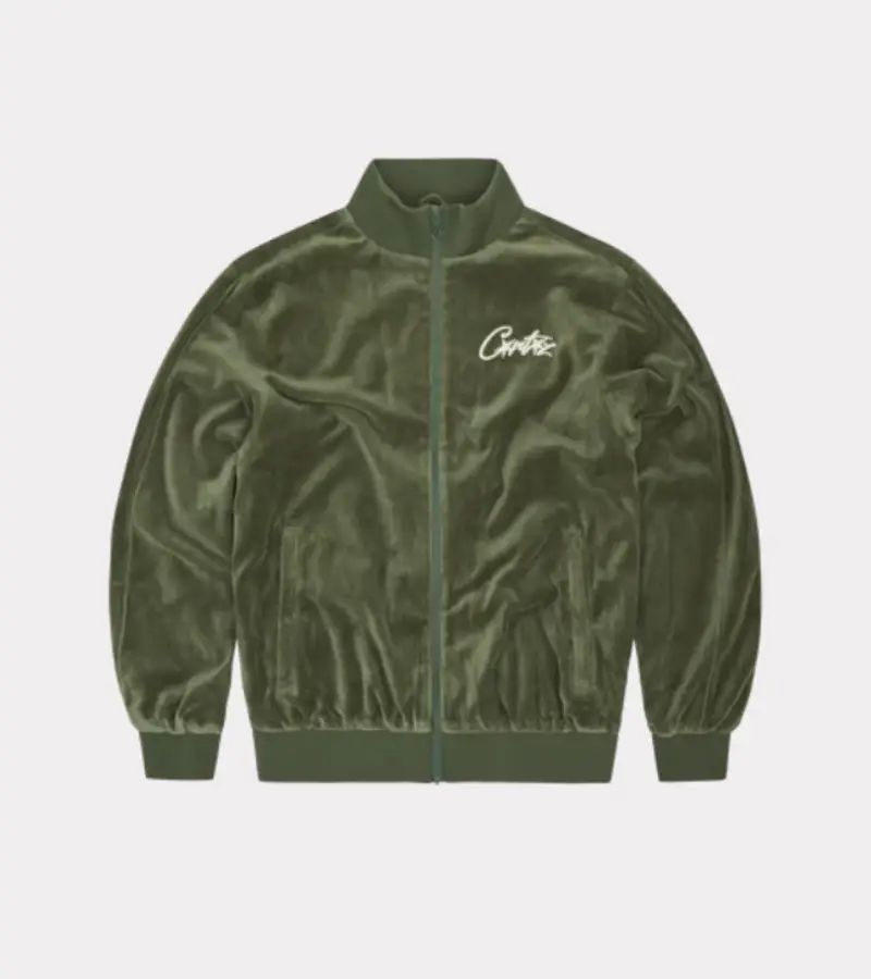 Green Corteiz VVS Velour Tracksuit | UAE000014