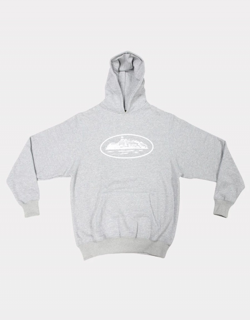 Grey Corteiz Alcatraz Hoodie | UAE000199