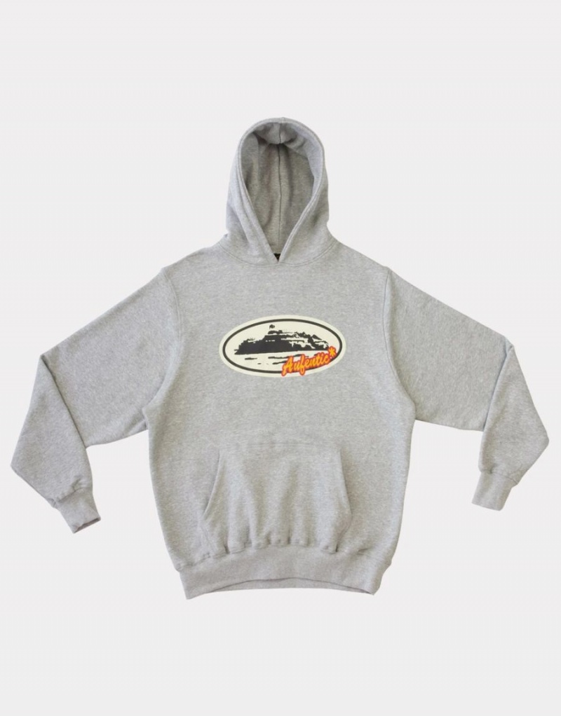 Grey Corteiz Aufentic Hoodie | UAE000202