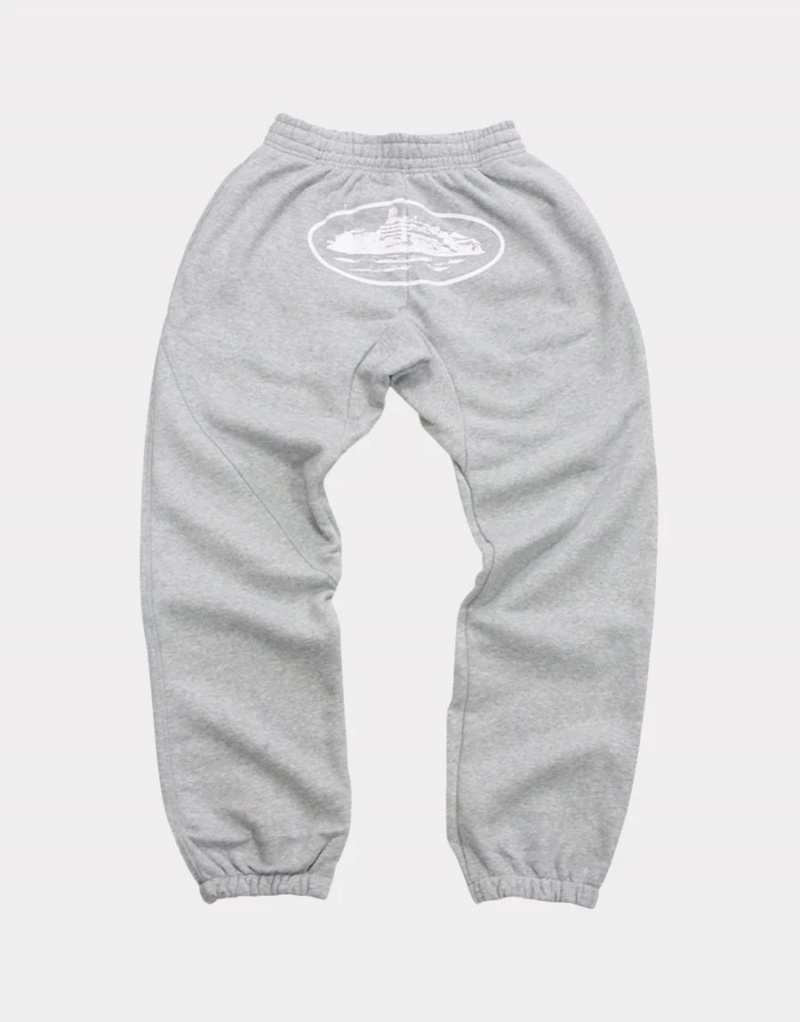 Grey Corteiz OG Alcatraz Joggers | UAE000152