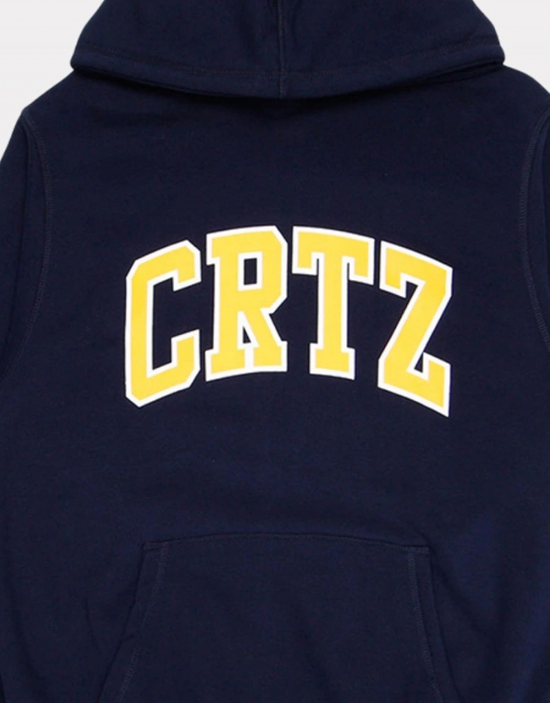 Navy Corteiz Crtz Dropout Hoodie | UAE000212