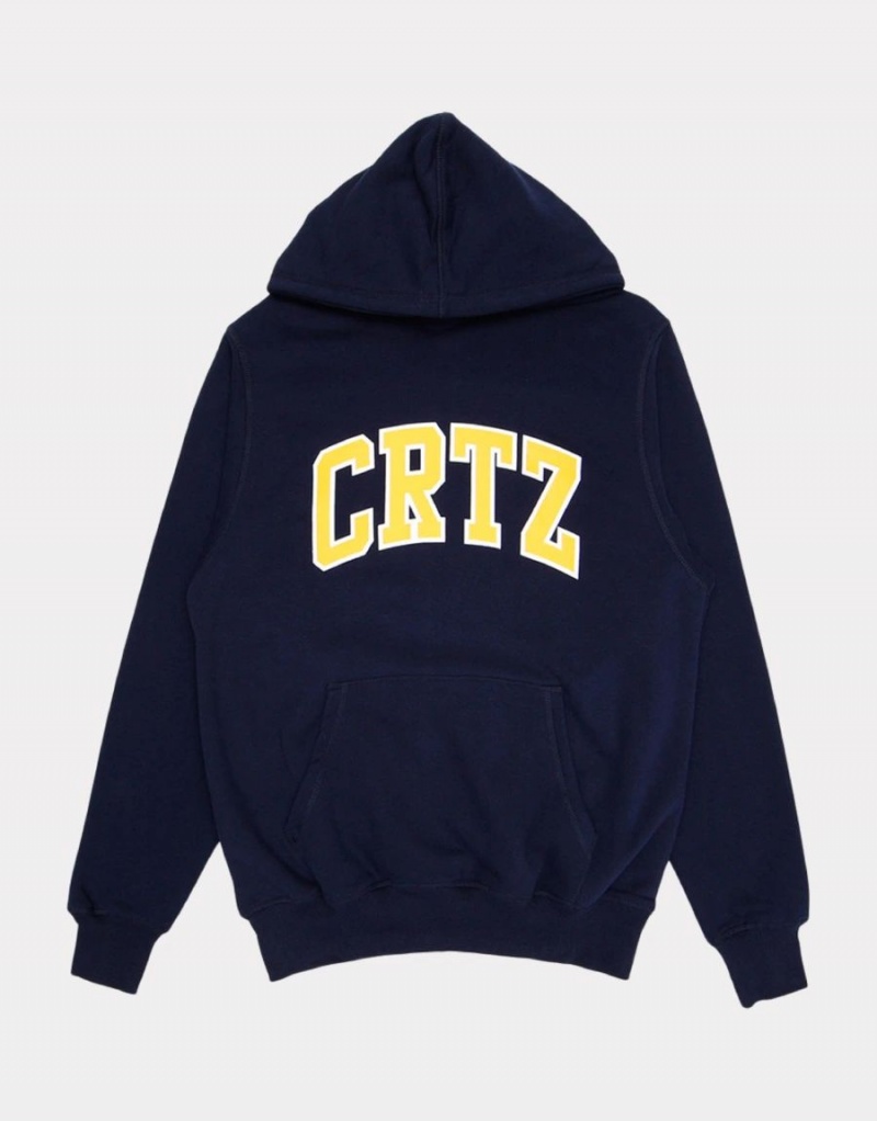 Navy Corteiz Crtz Dropout Hoodie | UAE000212