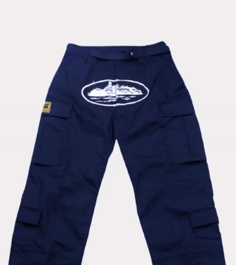 Navy Corteiz Guerillaz* Cargos | UAE000220