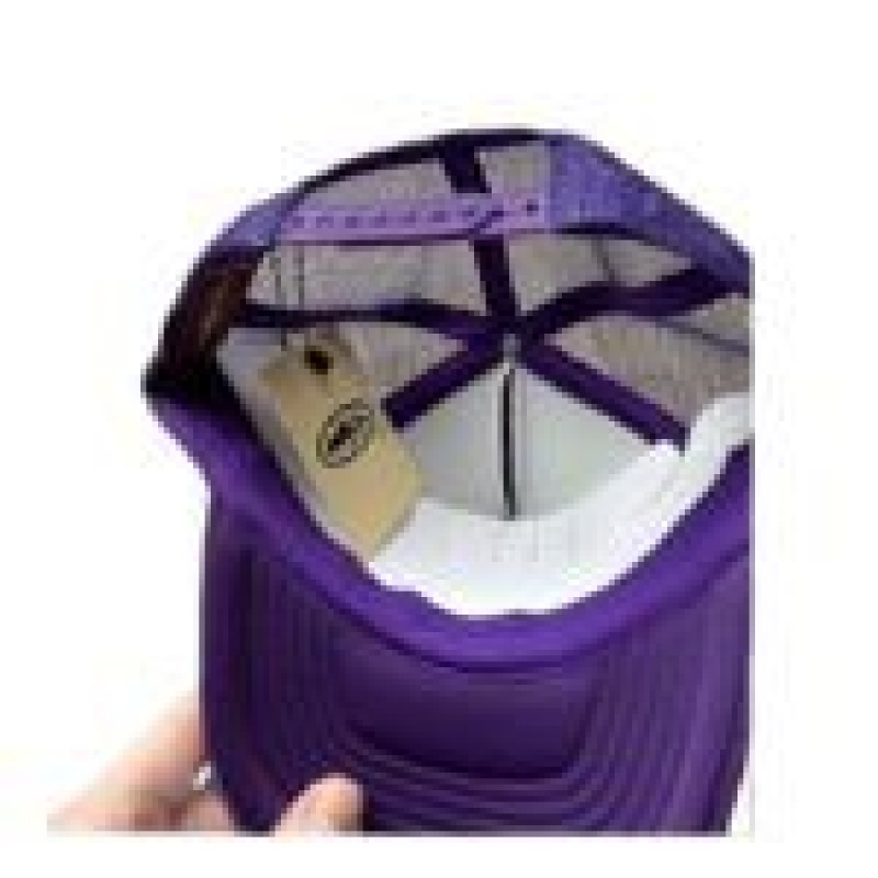 Purple Corteiz Alcatraz Trucker Hat | UAE000271