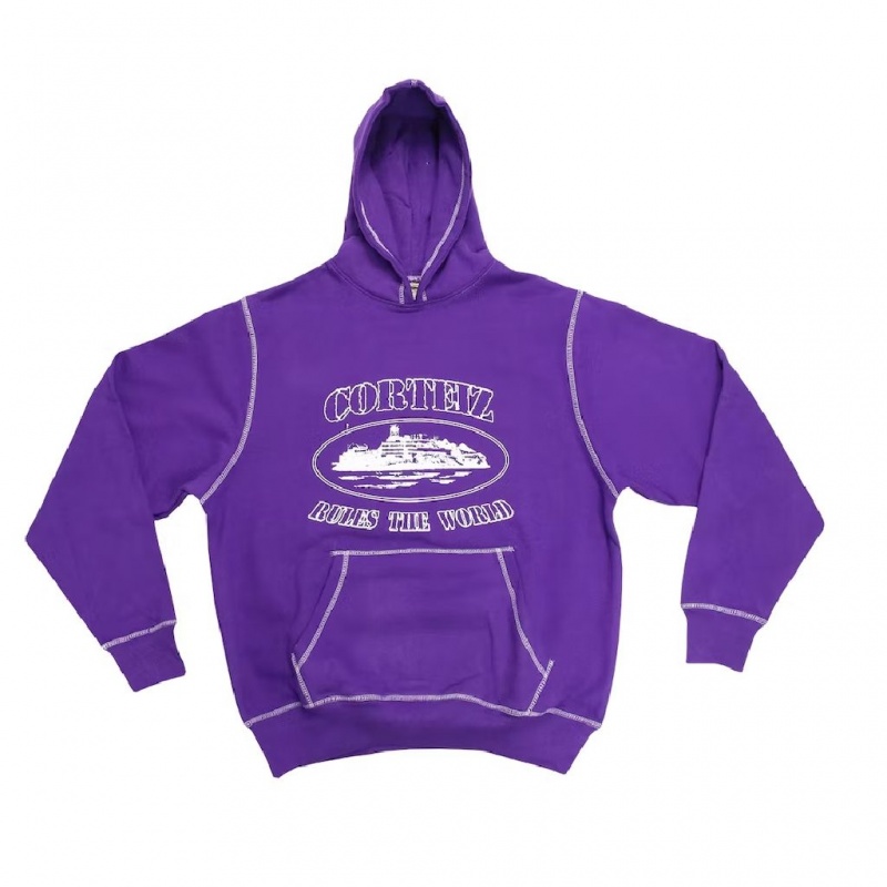 Purple Corteiz Superior Hoodie | UAE000214