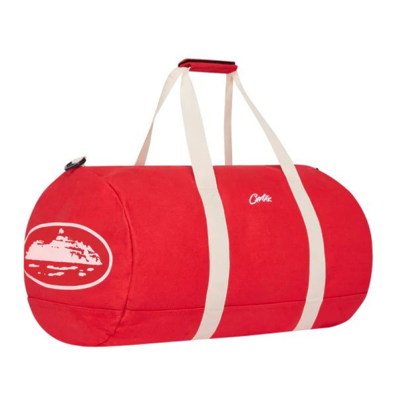 Red Corteiz HMP DUFFLE Bag | UAE000283